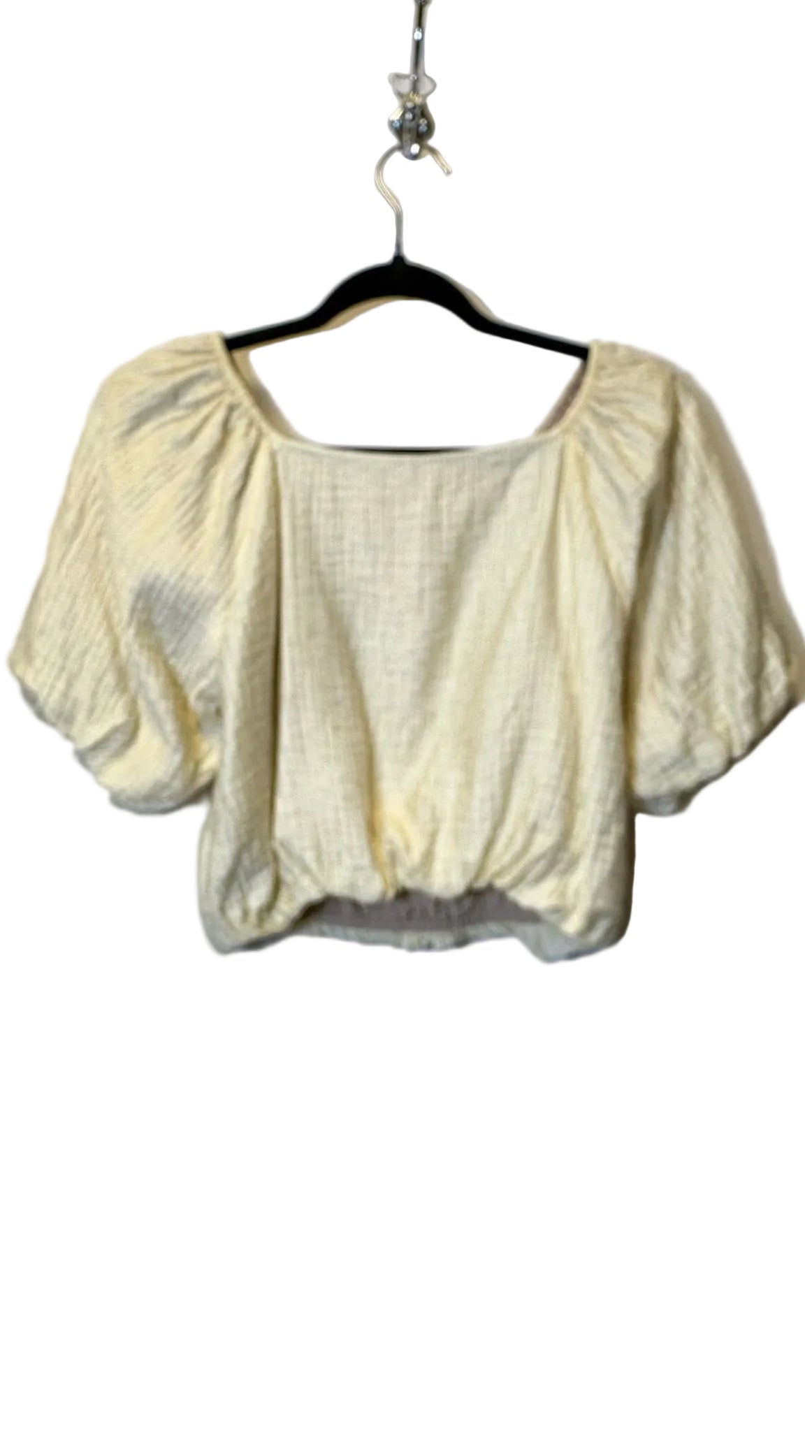 Size XS Oak+Fort Cream cropped Ladies Top