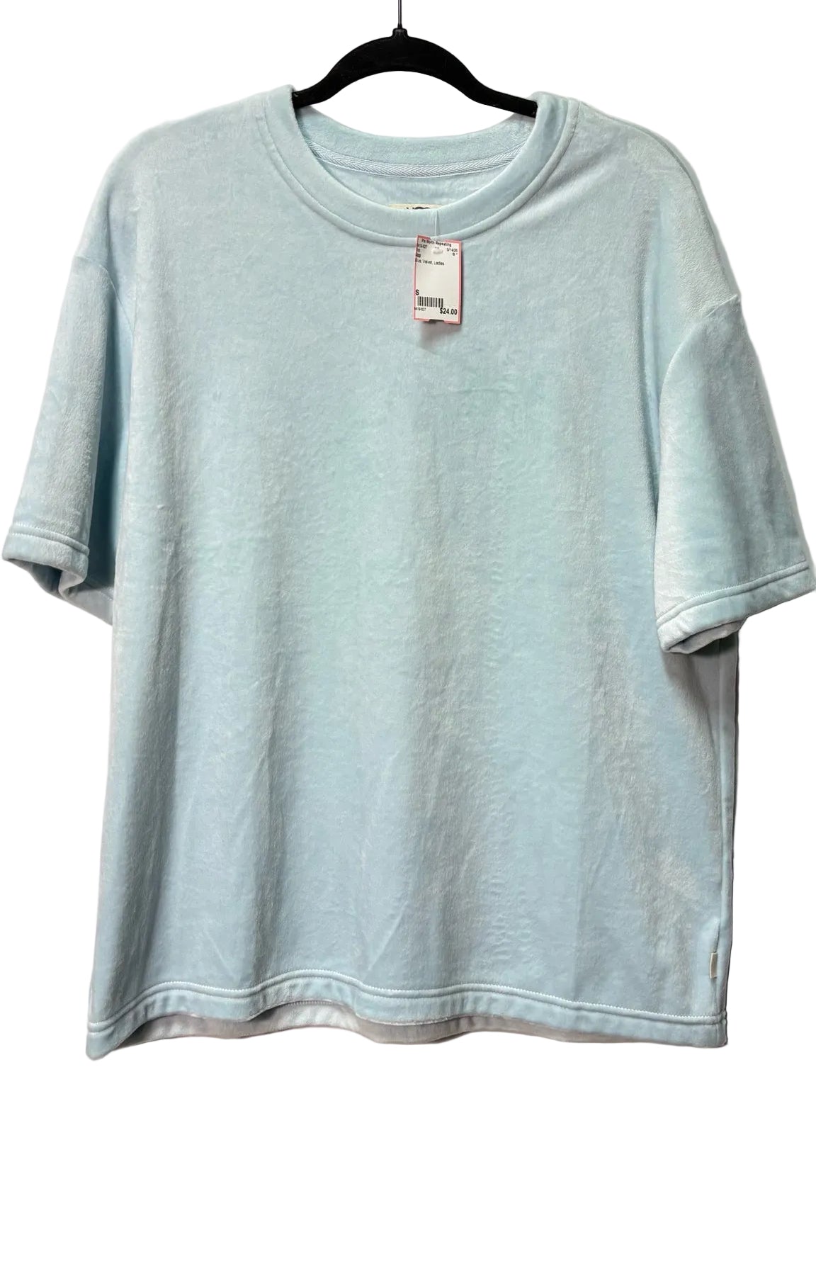 Size S Ugg Blue Velvet Ladies Top