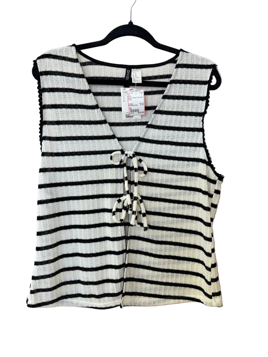 Size XL H & M Blk/Wht Stripe Brand New Ladies Top