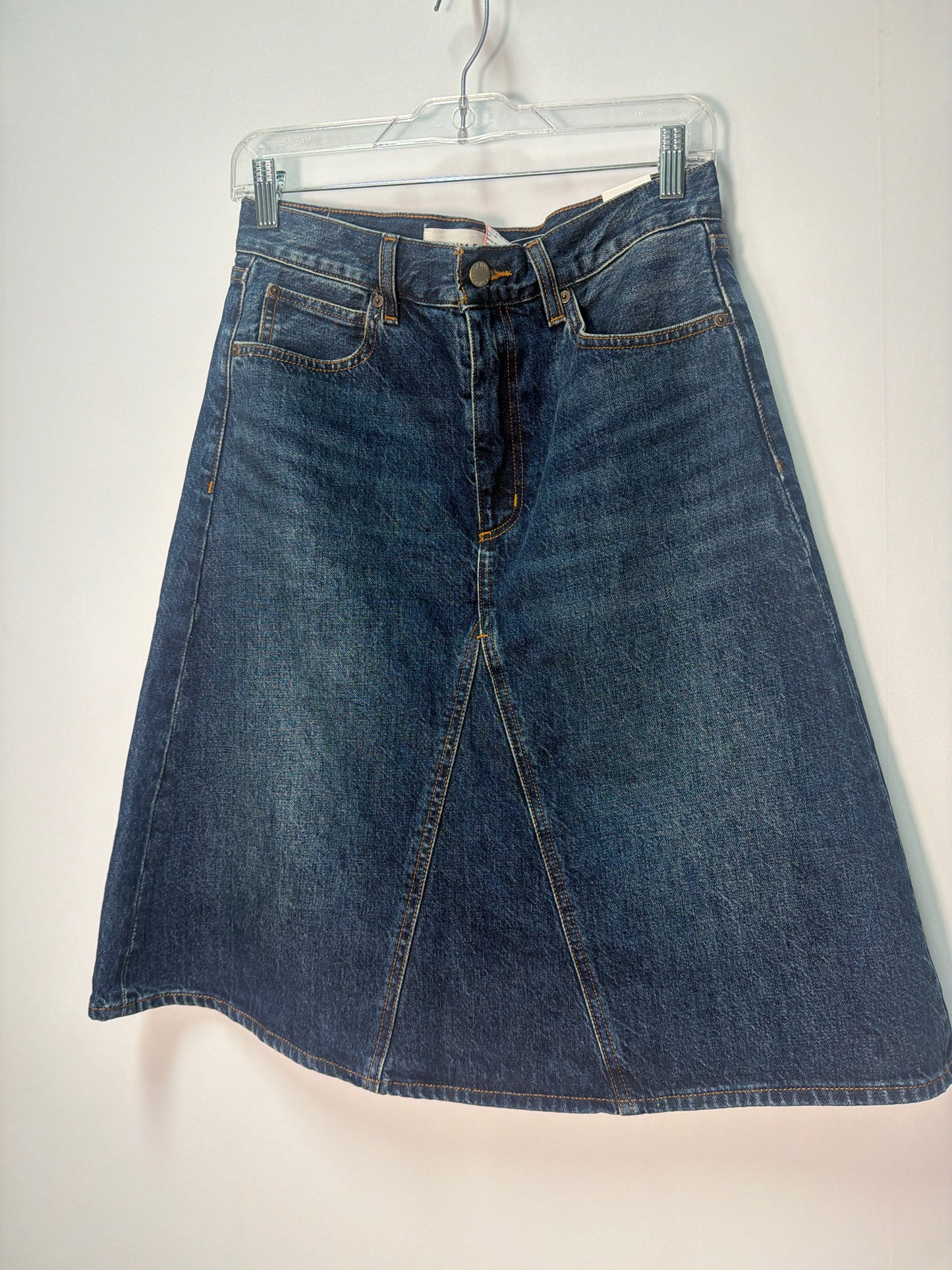 Size 27 Denim Forum Dark Denim Brand New Ladies Skirt
