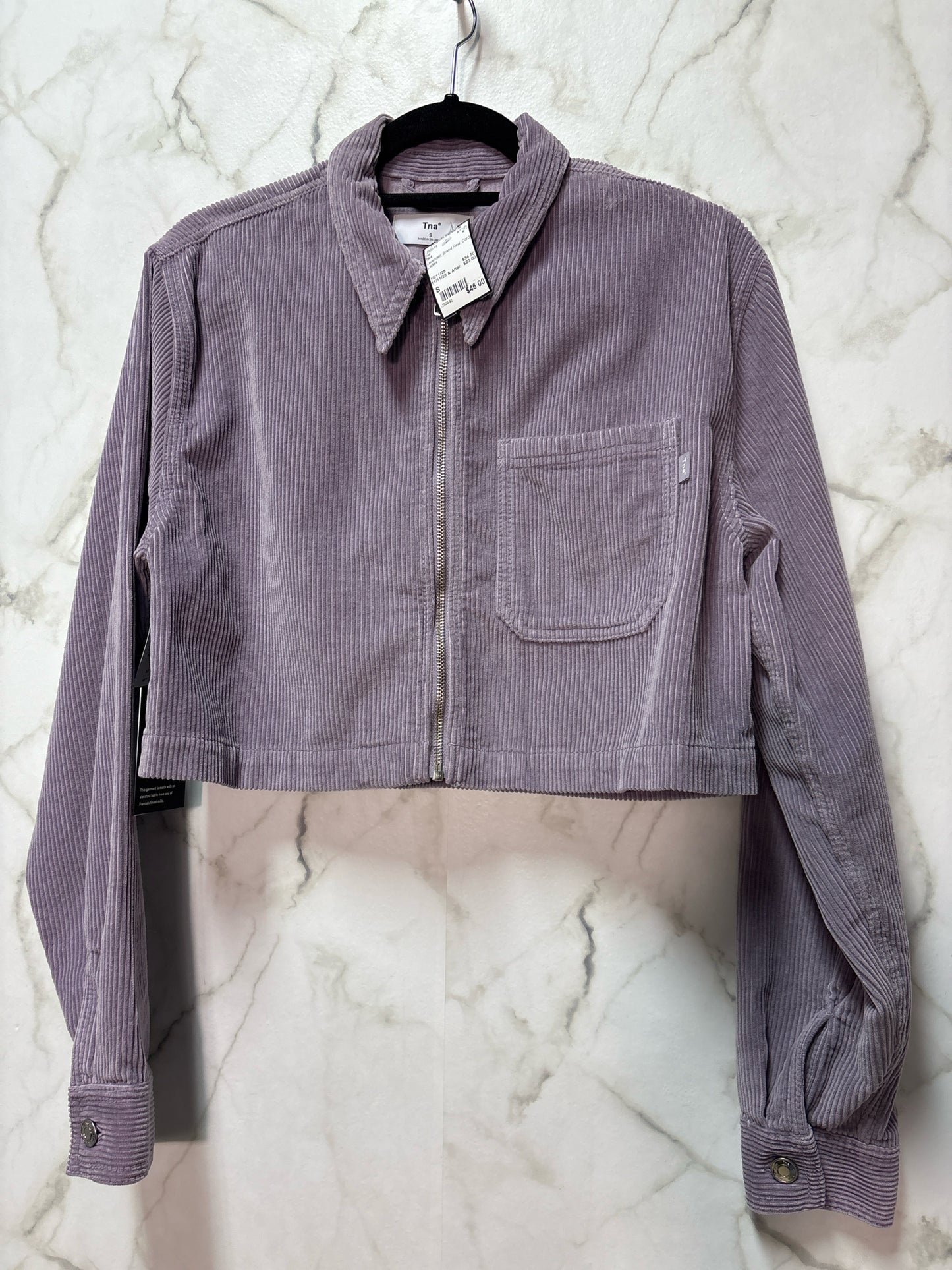 Size S TNA Lavender Brand New Cord Ladies Top
