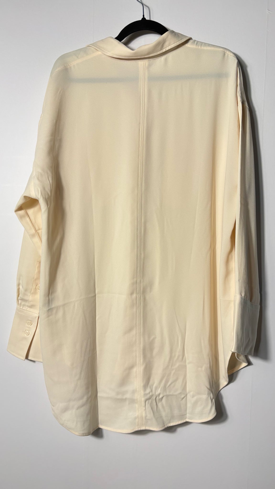 Size M H & M Cream Button Up Ladies Top