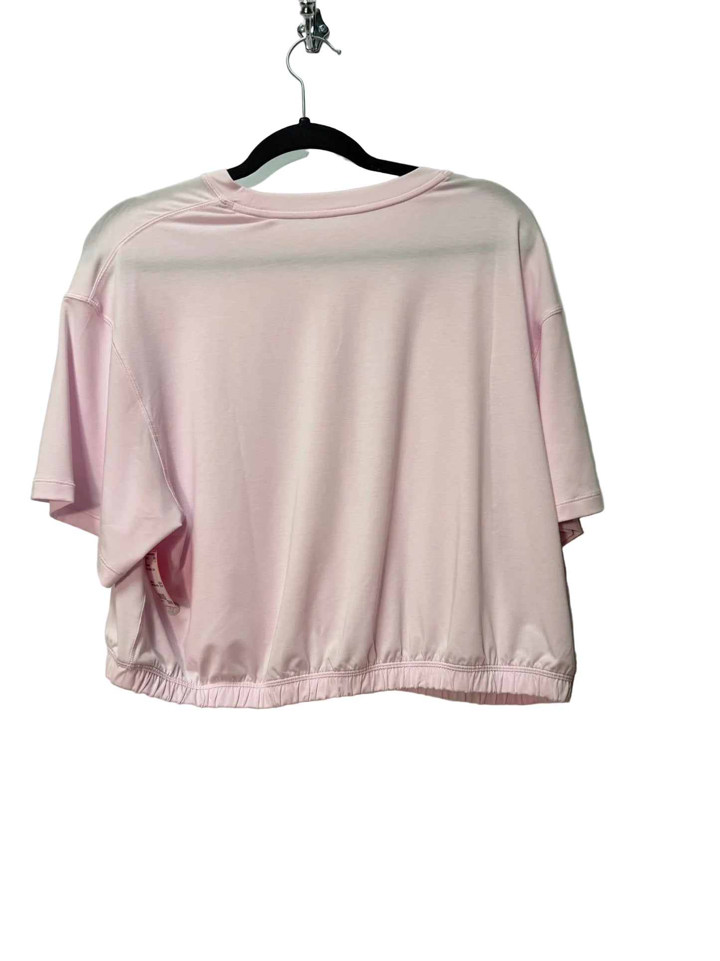 Size L Lululemon Pink cropped Ladies Top