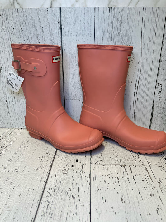 Size 10 Hunter Pink Brand New Boots