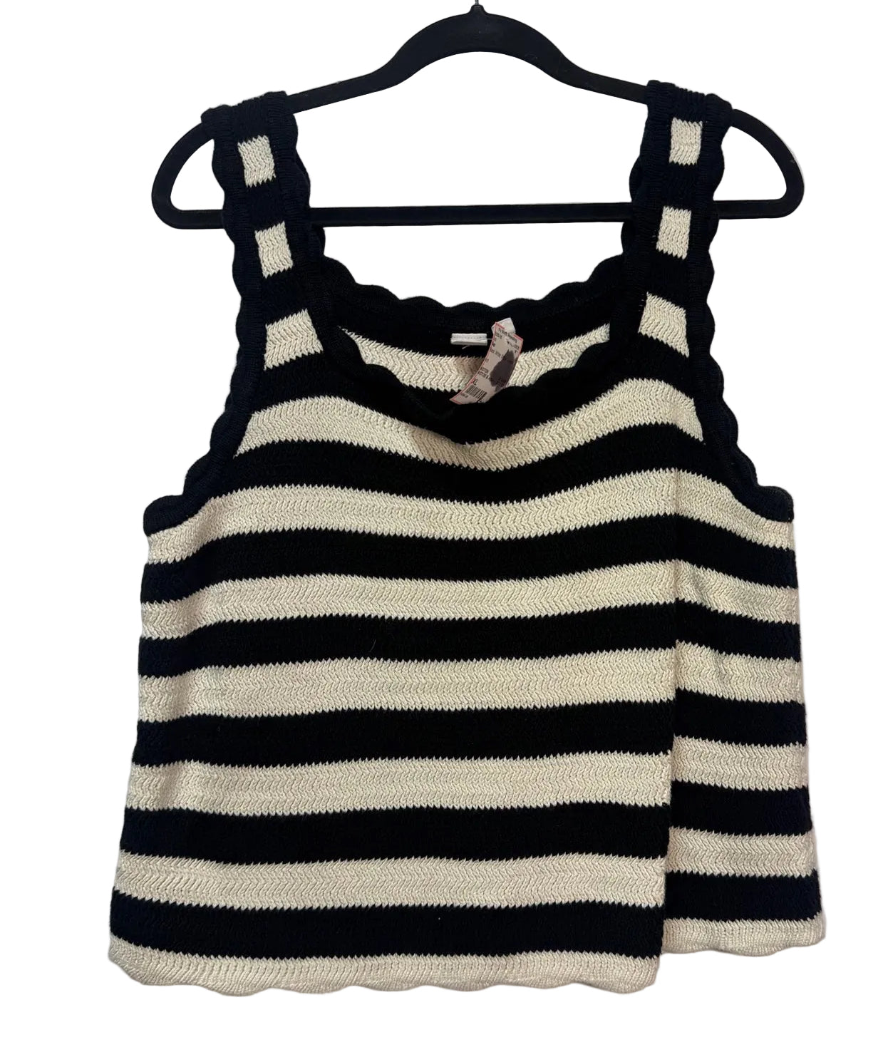 Size XL Gap Black White Stripe Ladies Top