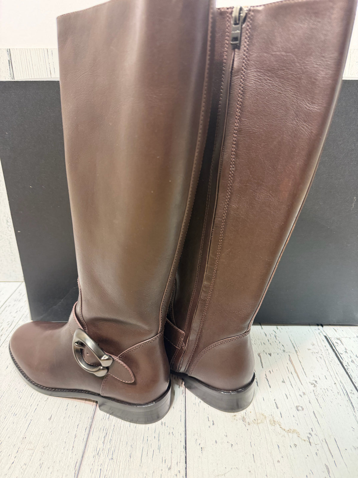 Coach! Brown Leather Ladies Footwear/Ladies
