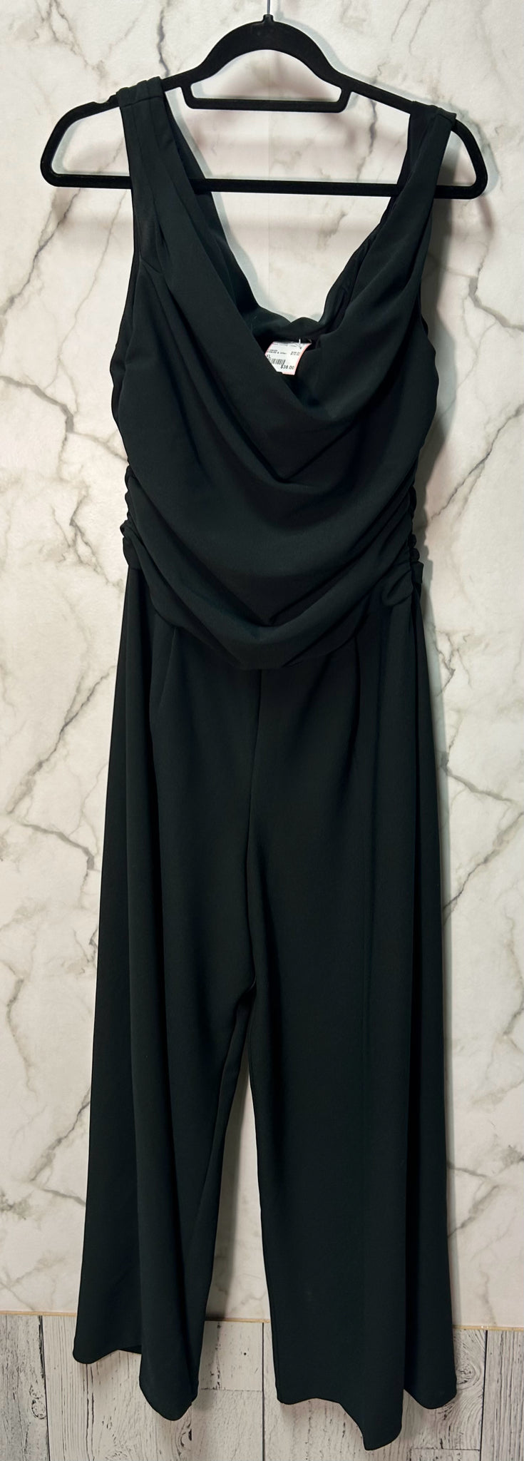 Size XL Abercrombie Black Ladies ruching Romper