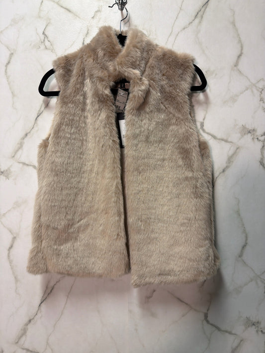 Size S Dynamite Brown Brand New Furry Ladies Vest