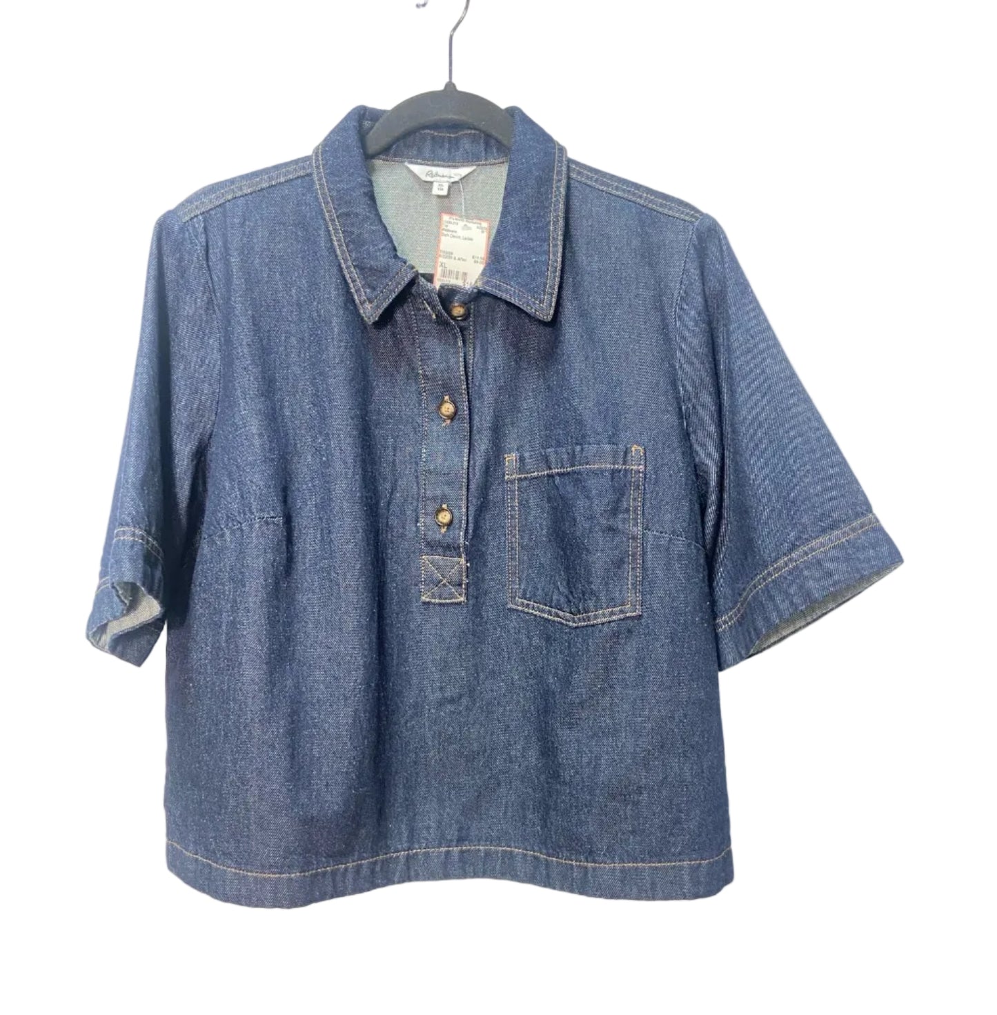 Size XL Reitmans Dark Denim Ladies Top