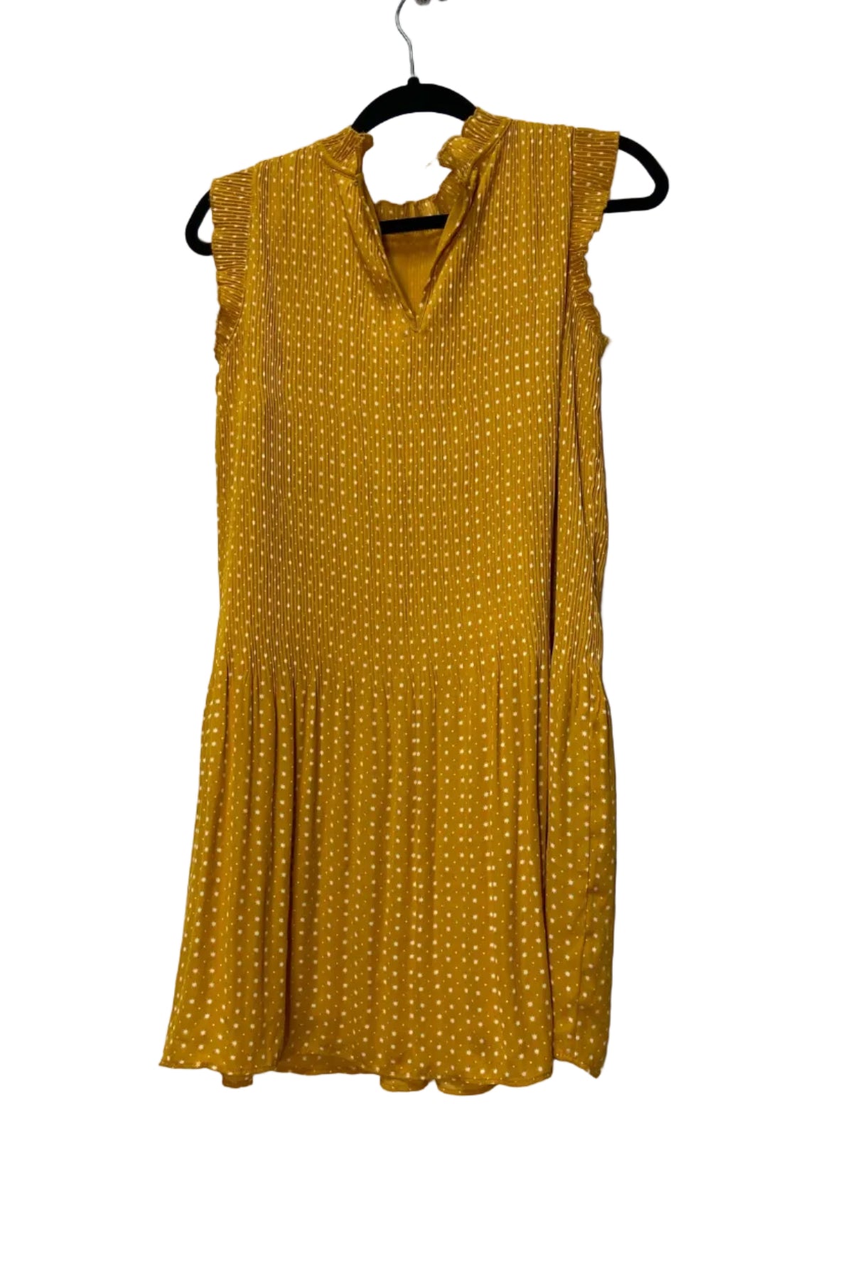 Size M Mustard White Ladies Dress