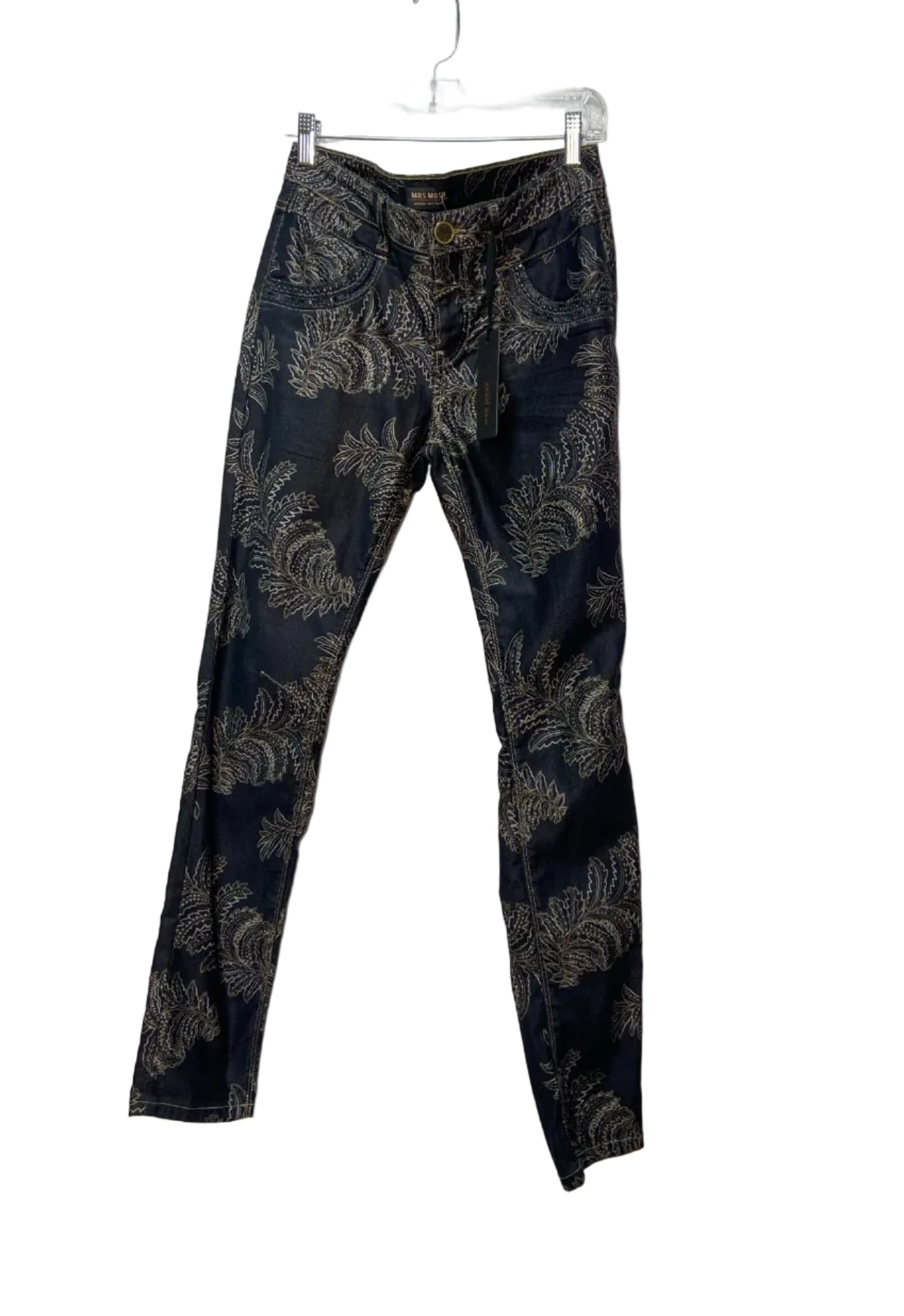 Size 31 Black Gold Brand New Ladies Pants