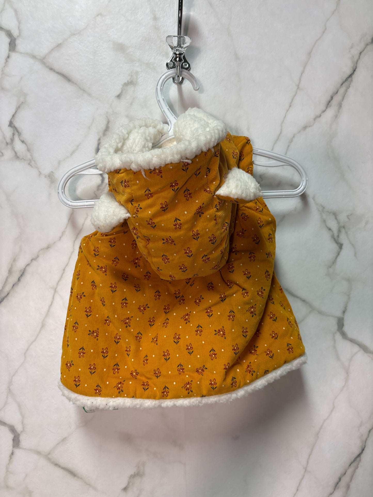 Size 6M Yellow Flower Girl's Sweater