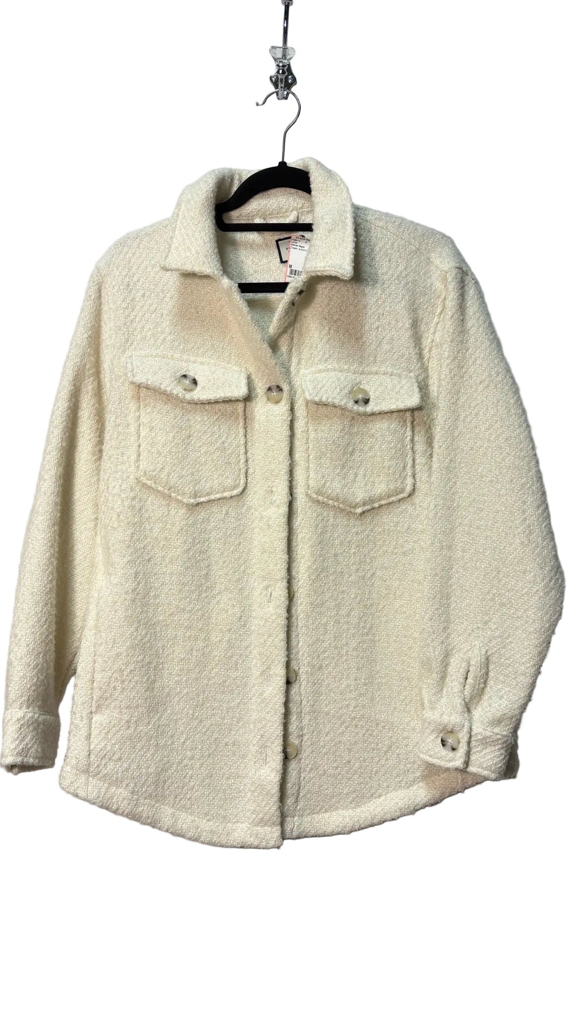 Size M Denver Hayes Cream buttons Ladies Jacket