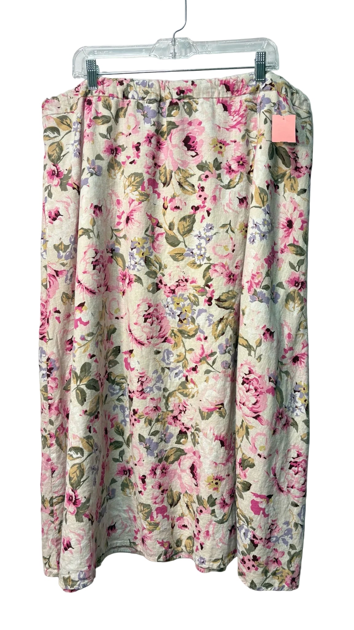 Size XXL Reitmans White Multi Floral Ladies Skirt