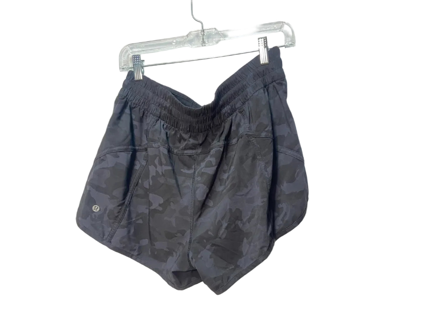 Size 14 Lululemon Black Grey Camoflage Ladies Shorts