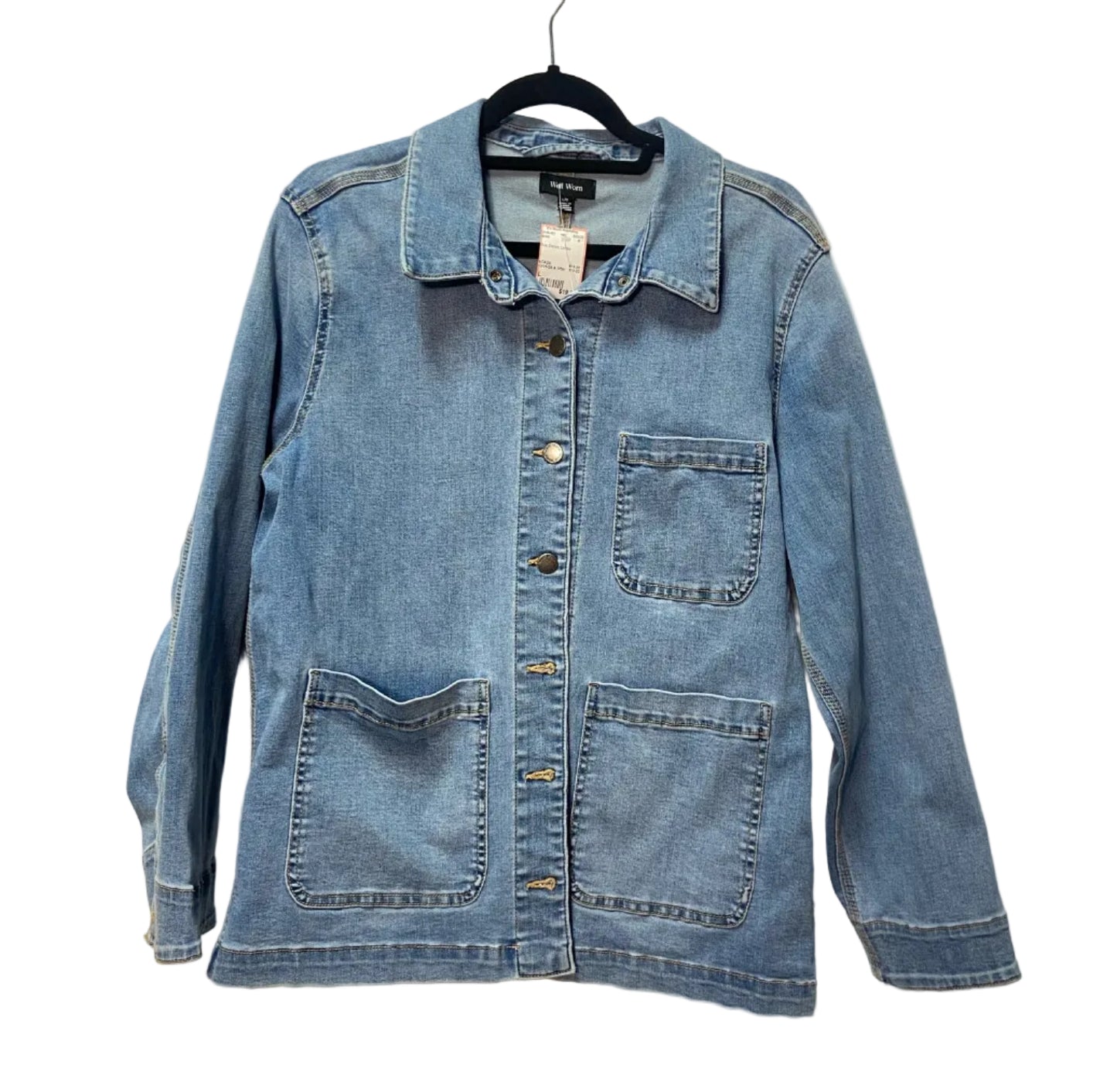 Size L Blue Denim Ladies Jacket
