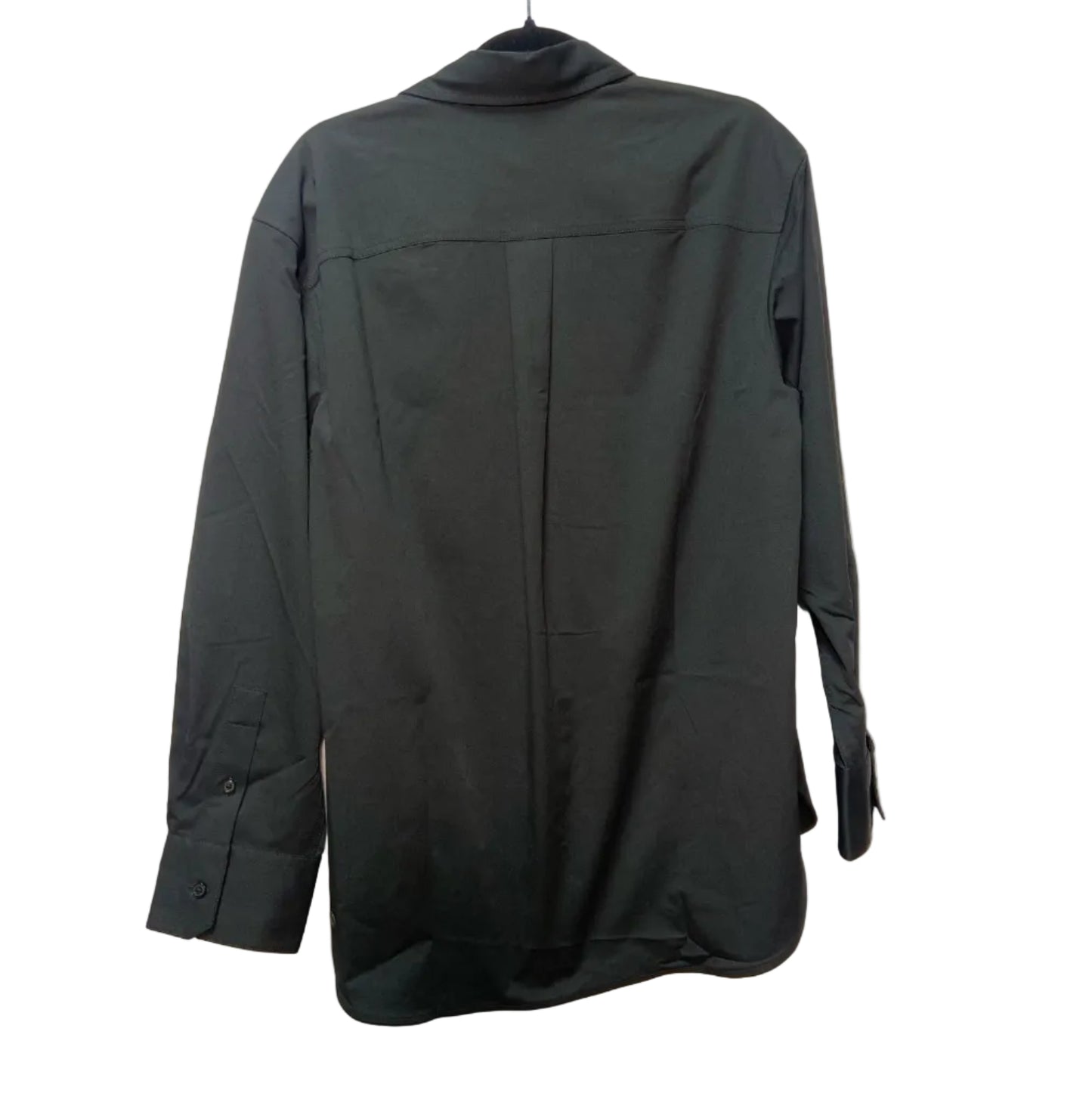 Size M Lululemon Black Button Up Ladies Long Slvd Top