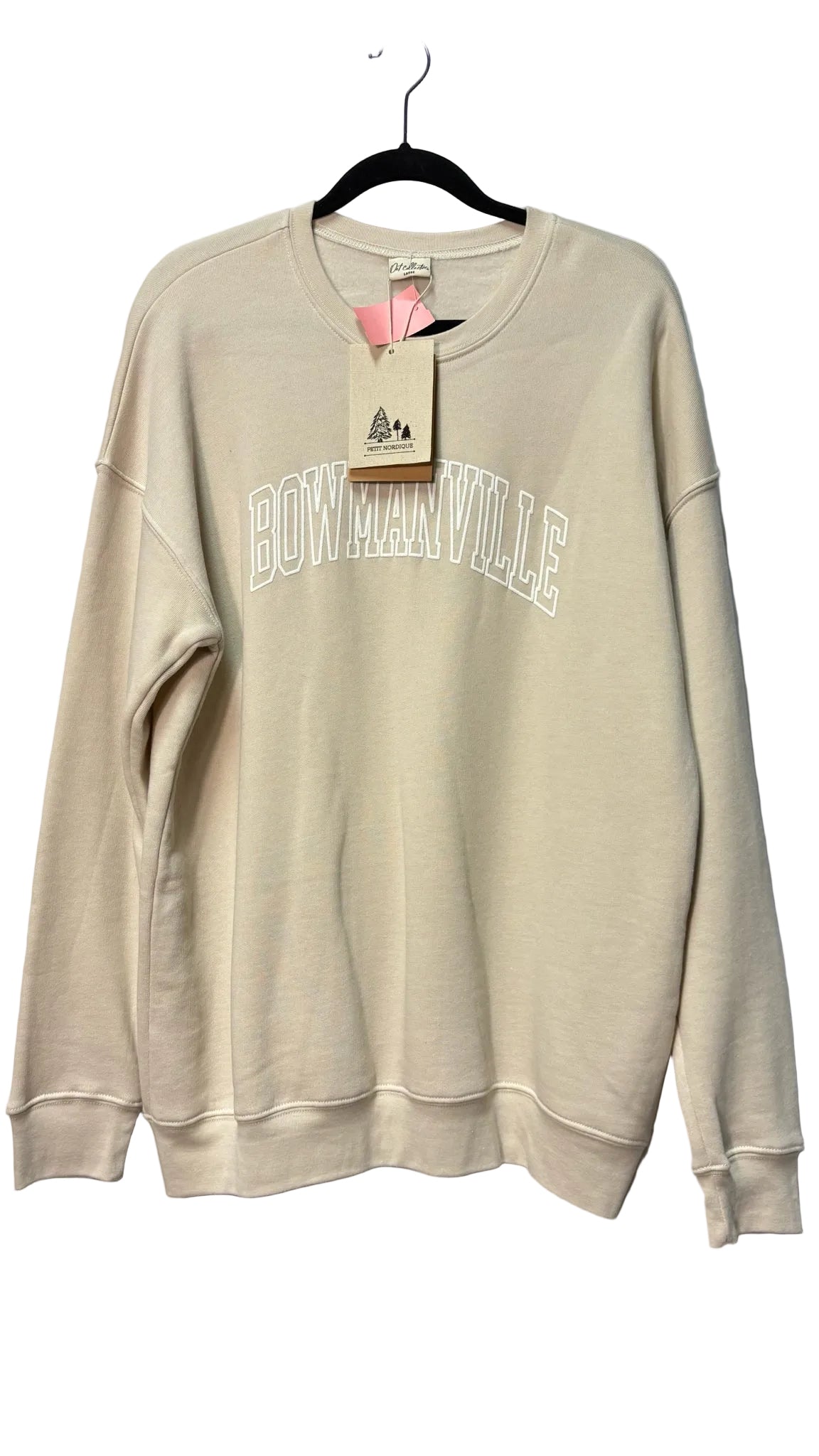 Size L Oatmeal White Brand New Top