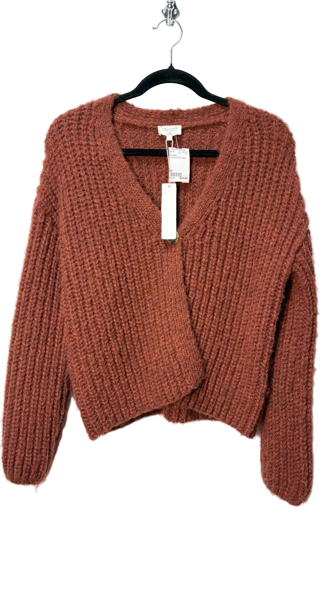 Size XS Gentle Fawn Rust Brand New Ladies Top
