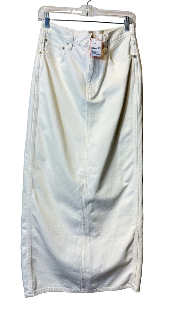 Size 30 Denim Forum White Ladies Skirt