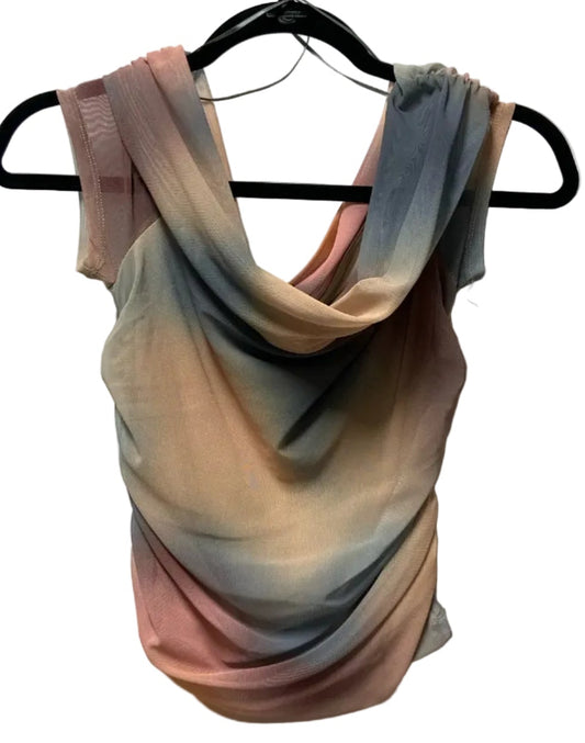 Size M Dynamite Multi-Color Sheer Women's Sleeveless Top