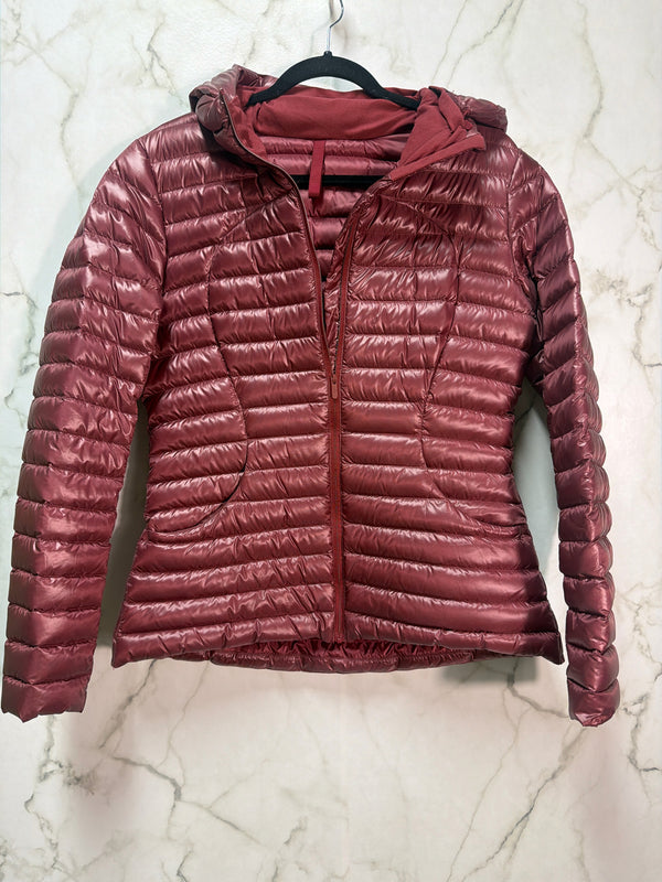 Size 8 Lulu cranberry Ladies Jacket