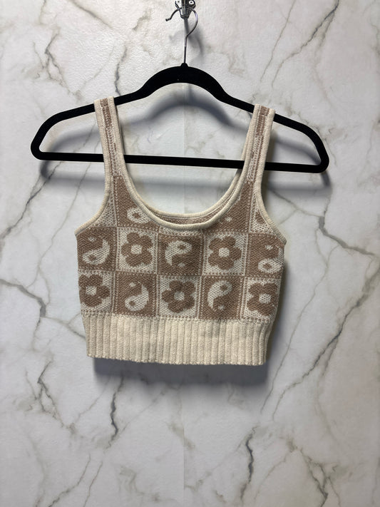 Size XS American Eagle Brown Cream Ladies Top