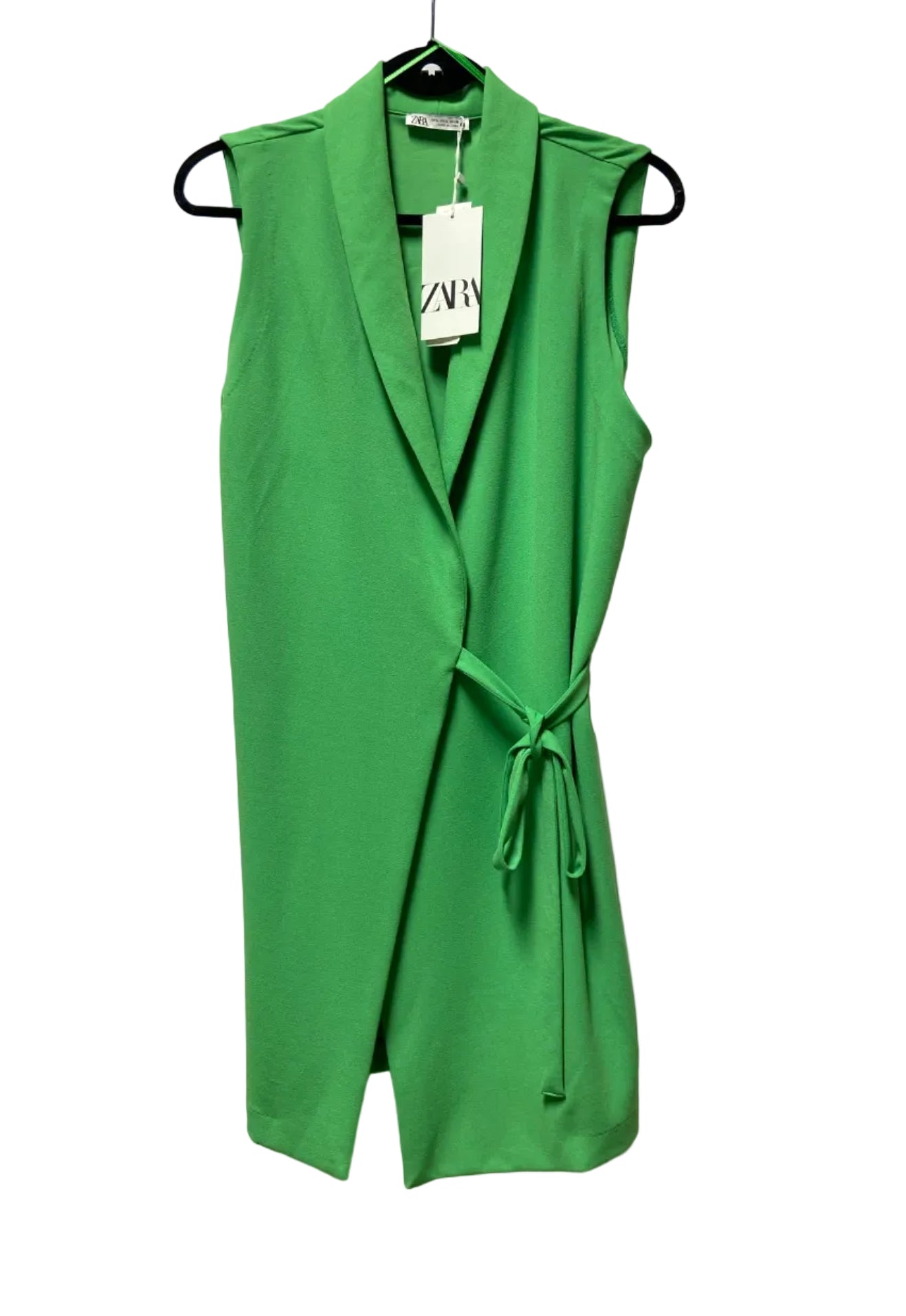 Size L Zara Green Brand New Knot Women's Cardi