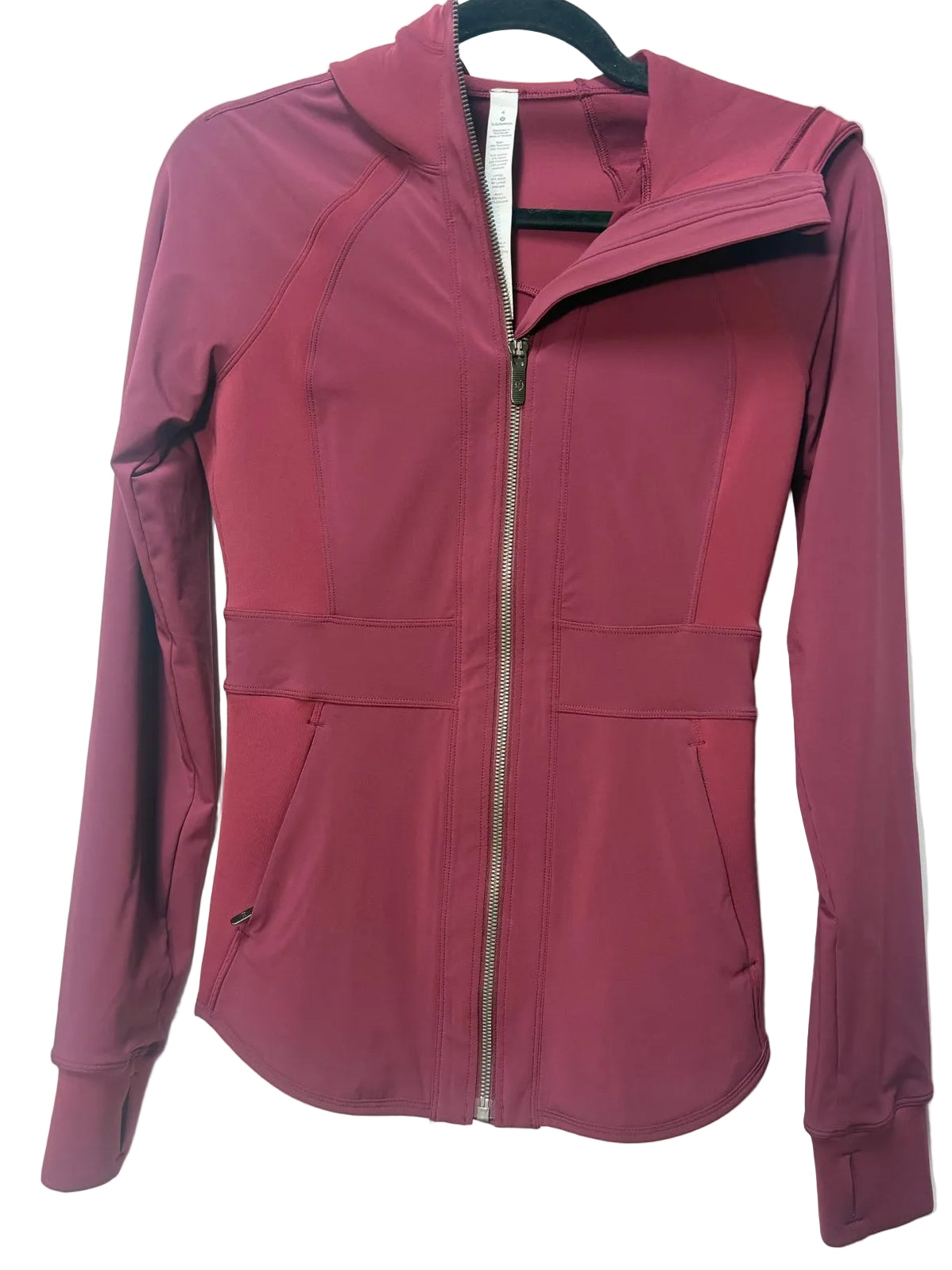 Size 4 Lululemon Burgundy Ladies Jacket