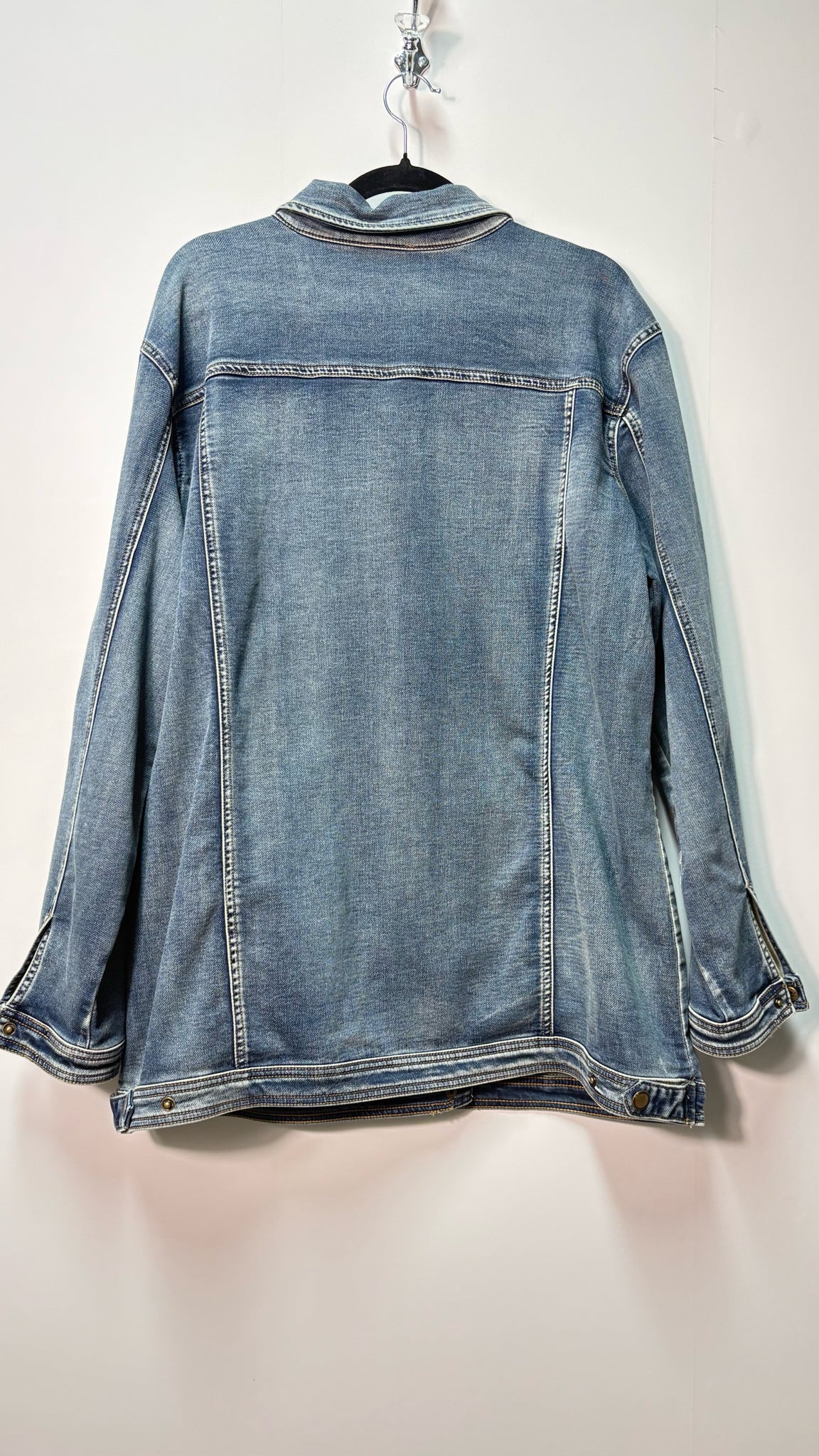 Size XL Tribal Blue Denim Ladies Jacket