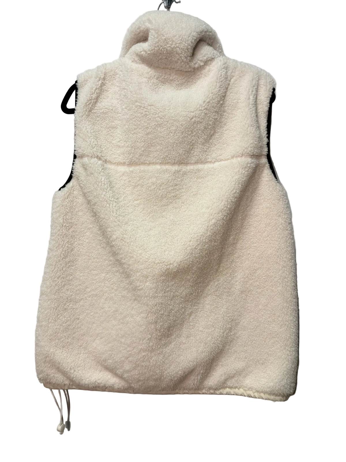 Size M Abercrombie White Fuzzy Ladies Vest