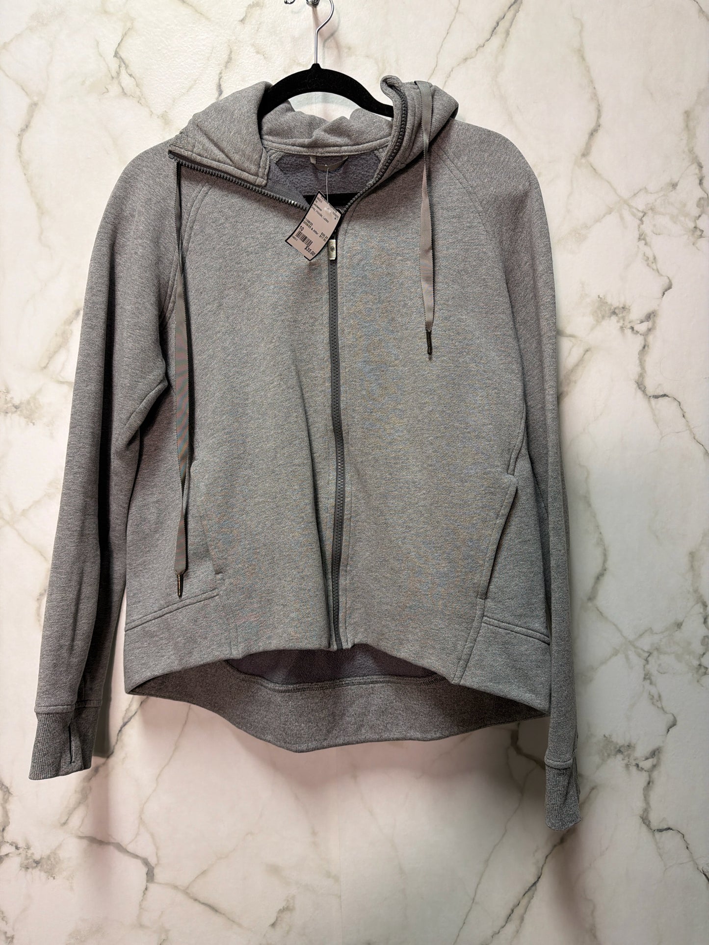 Size 10 Lululemon Grey Hoodie Ladies Top