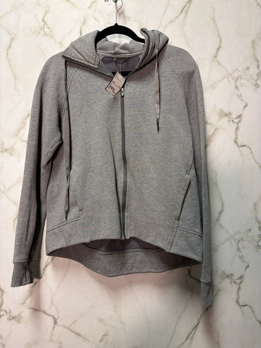 Size 10 Lululemon Grey Hoodie Ladies Top