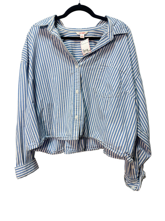Size 2X Joe Blue White Stripe Ladies Top