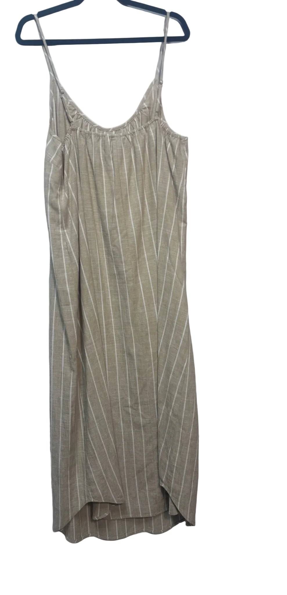 Size XL Gentle Fawn Cream White Stripe Ladies Dress