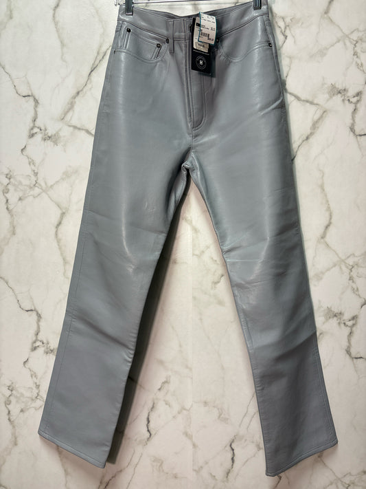 Size 28 Agolde Blue Vegan Leather Ladies Jeans
