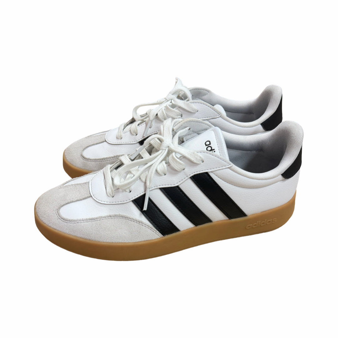 Size 10.5 Adidas White Navy Men's Shoes/Footwear