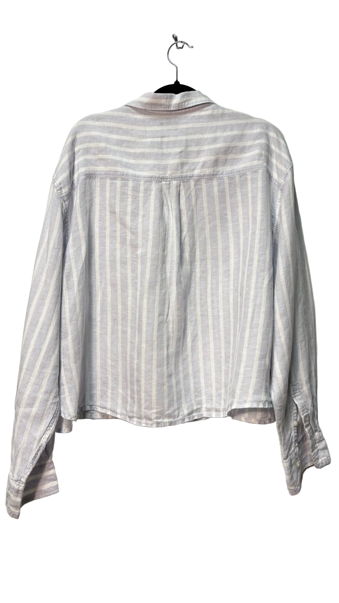Size XL Gap White Blue Stripe Ladies Top