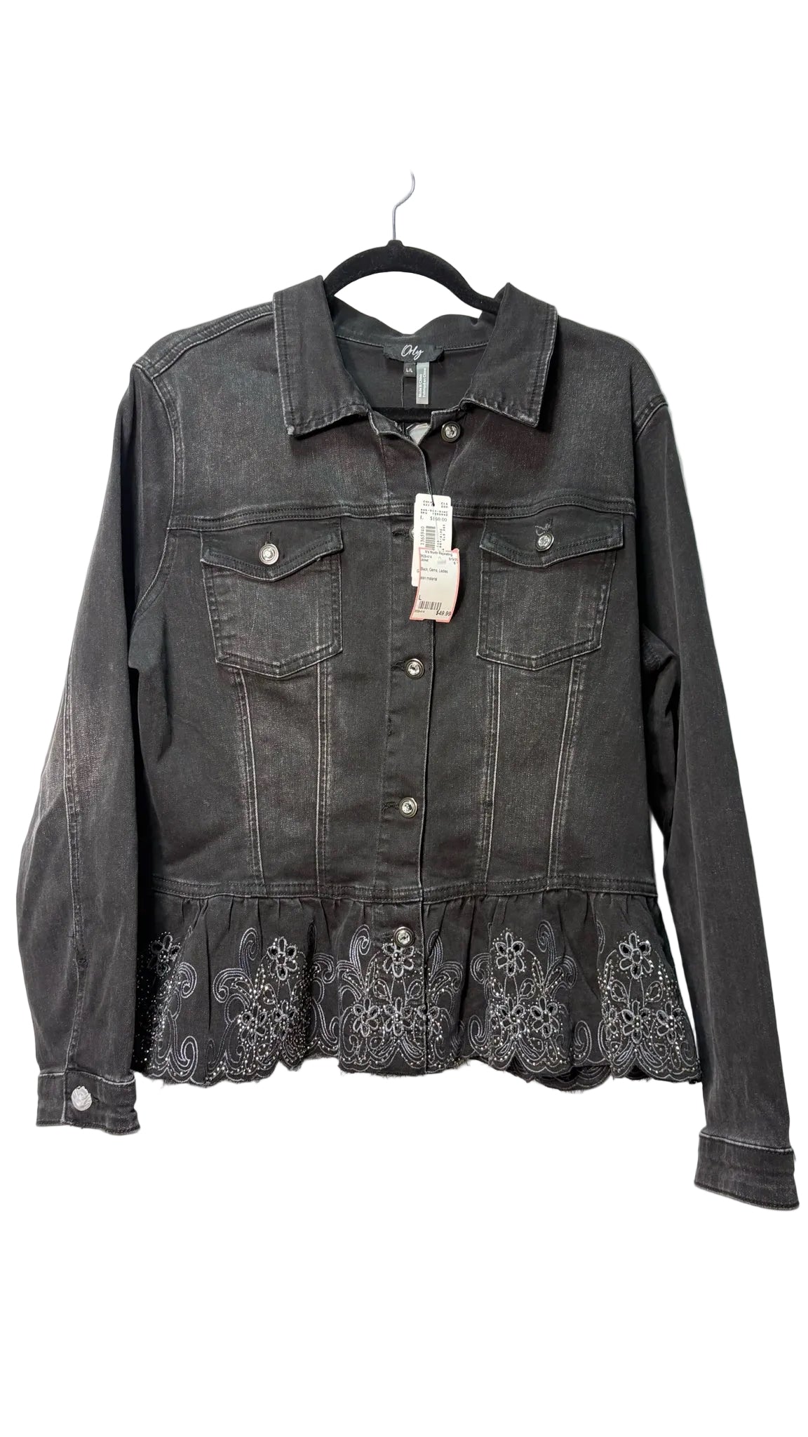Size L Black Gems Ladies Jacket