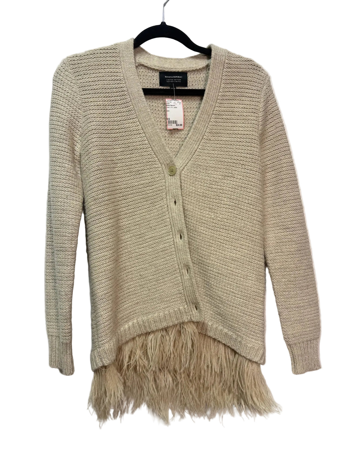 Size XS Banana Republic Cream Knit Ladies Sweater