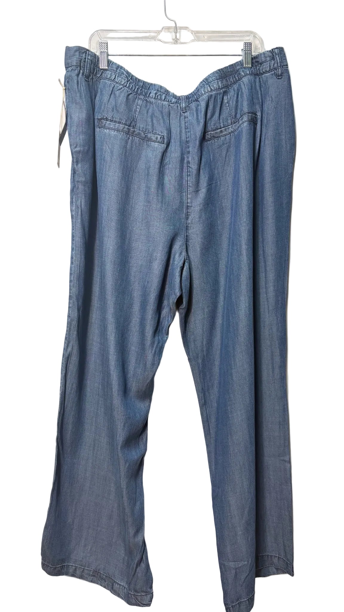 Size 1X Blue Denim Ladies Pants