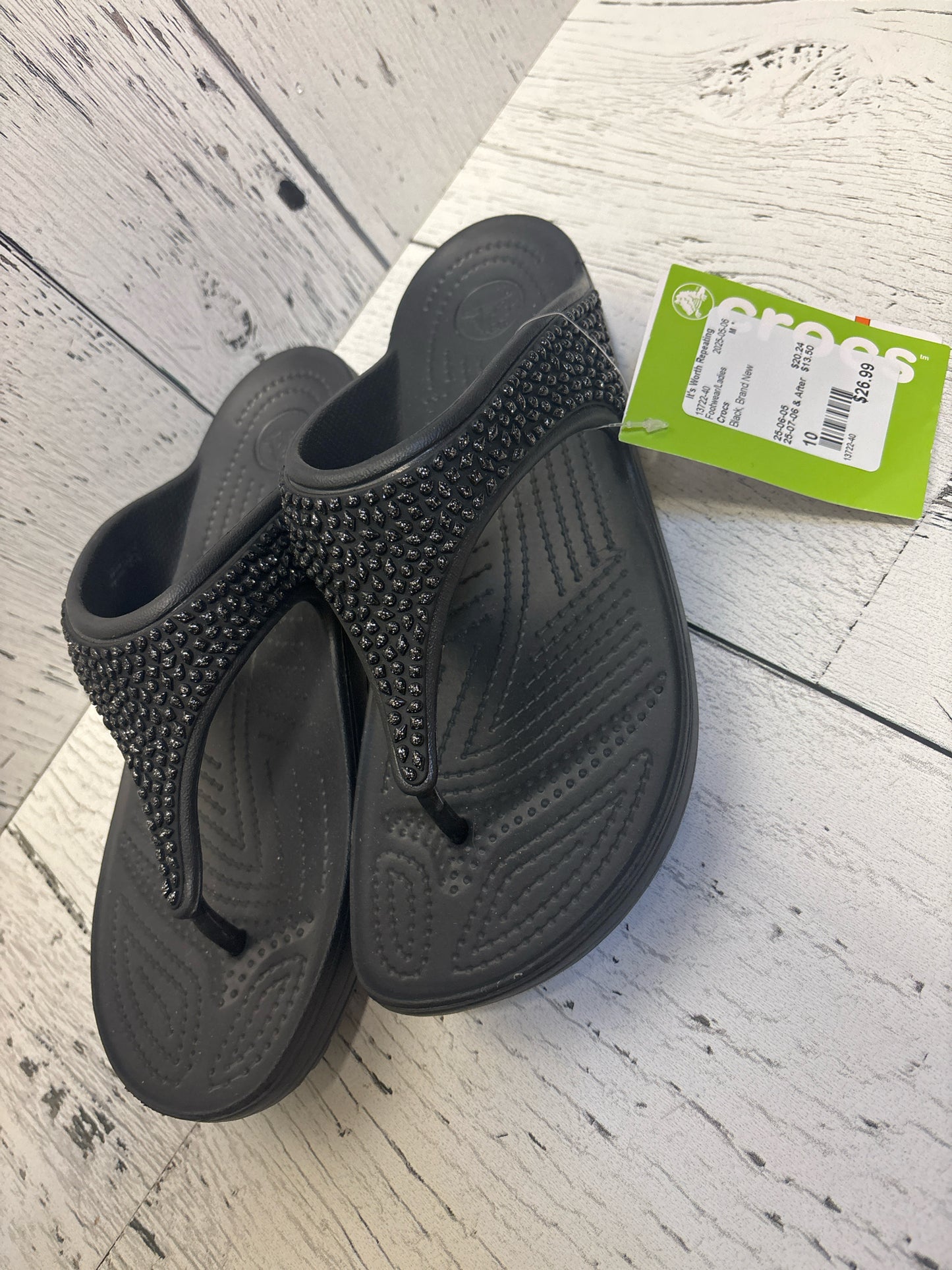 Size 10 Crocs Black Brand New Footwear/Ladies