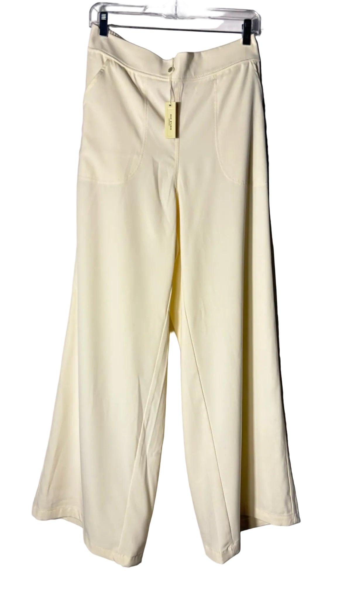 Size L Max Studio White Ladies Pants