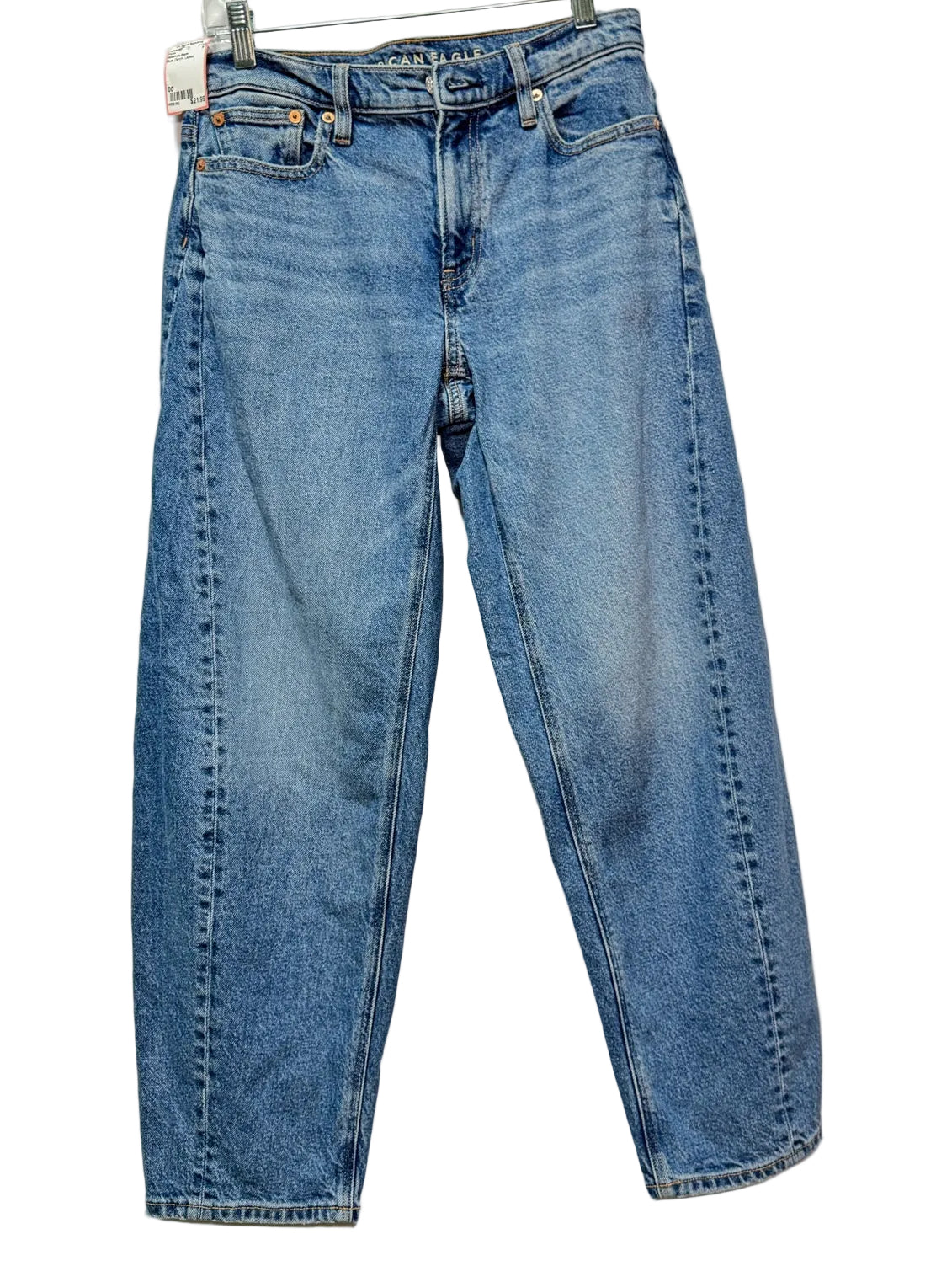 Size 00 American Eagle Blue Denim Ladies Pants