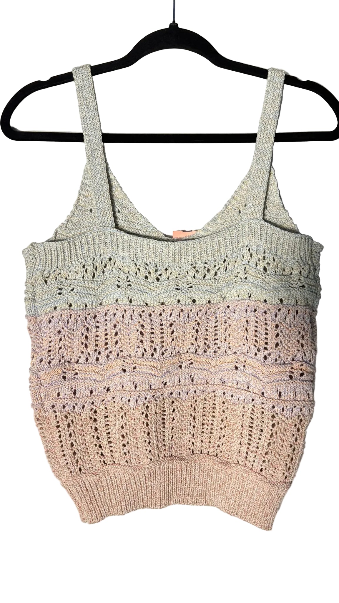 Size S DEX Pink Blue Knit Ladies Top