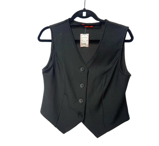 Size M Black Button Up Ladies Top