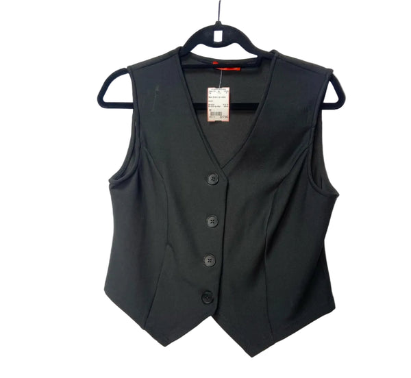 Size M Black Button Up Ladies Top