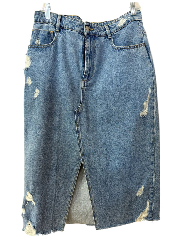 Size L Zara Denim Ladies Skirt