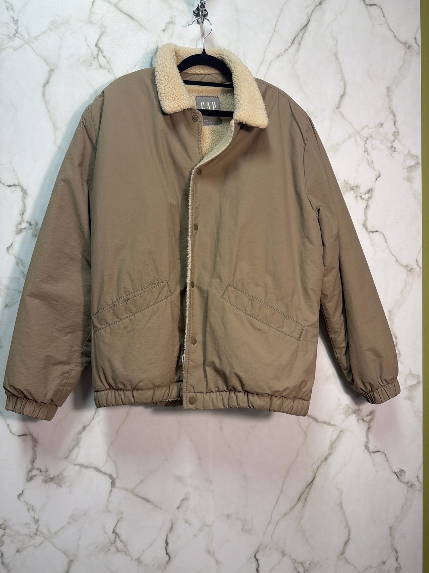 Size S Gap Green Cream Ladies Jacket