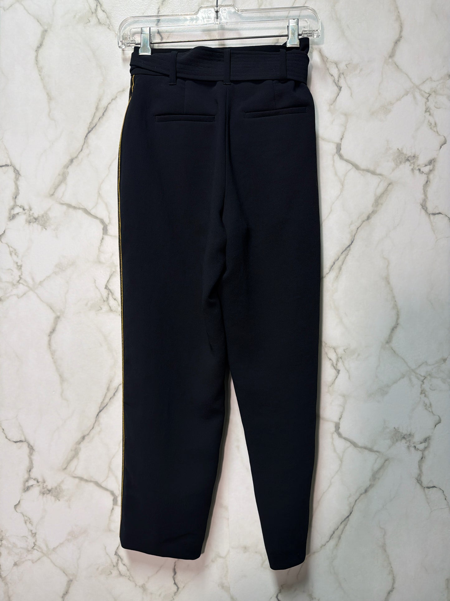 Size 0 Wilfred Black Gold Ladies Pants